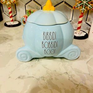 Rae Dunn BIBBIDI BOBBIDI BOO! Cinderella carriage canister cookie jar NEW
